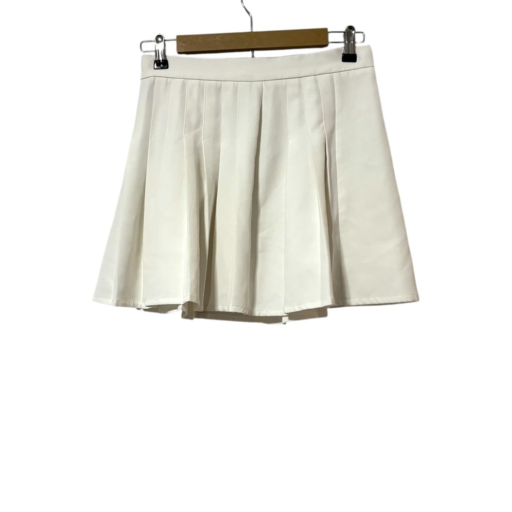 Princess Polly White Pleated Mini Skirt Size 6 Preppy Old‎ Money Tennis Golf
